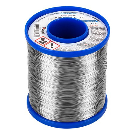 rola fludor sn60pb40 cynel 1.0mm 1000g