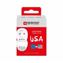 Adaptor priza EU - USA Skross Cod EAN: 7640166320050