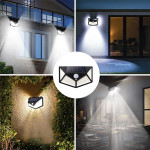 lampa led solara 6w cu senzor de miscare 6000k