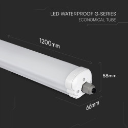 corp iluminat led 120cm 36w 4000k alb neutru ip65 cip samsung