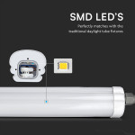 corp iluminat led 120cm 36w 4000k alb neutru ip65 cip samsung