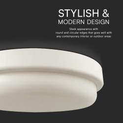 plafoniera led 24w ip54 4000k