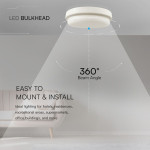 plafoniera led 24w ip54 4000k