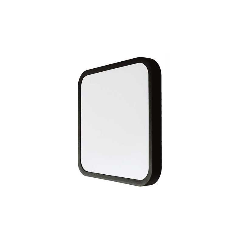 plafoniera led 36w ip44 cu senzor 4000k alb neutru - negru
