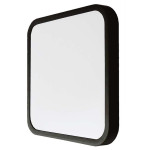 plafoniera led 36w ip44 cu senzor 4000k alb neutru - negru