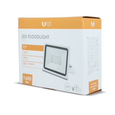 Proiectoare LED, Proiector LED de exterior IP65 SMD EVO 20W 3000K -12, dioda.ro