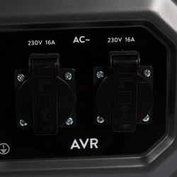 generator detoolz 2.5kw 2 prize 230v benzina, 4t, pornire manuala 15l fara roti g01