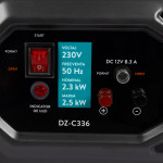 generator detoolz 2.5kw 2 prize 230v benzina, 4t, pornire manuala 15l fara roti g01