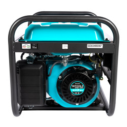 generator detoolz 2.5kw 2 prize 230v benzina, 4t, pornire manuala 15l fara roti g01
