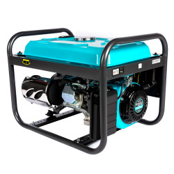 generator detoolz 2.5kw 2 prize 230v benzina, 4t, pornire manuala 15l fara roti g01