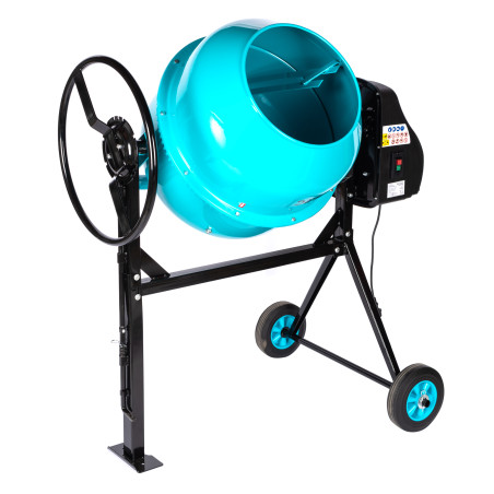 betoniera detoolz 180l, 1000w, cu roti si coroana de fonta