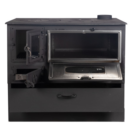 soba pe lemne 9kw grand fantazia lux, cos dreapta