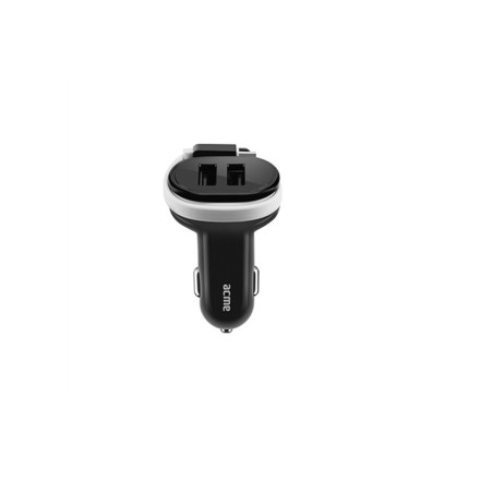 Încărcător auto Acme Europe CH106 2xUSB + cablu micro-USB (3,1 A) negru
