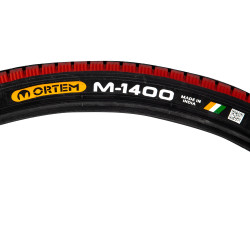 anvelopa bicicleta negru/rosu 28x1.75 m-1400 (47-622)