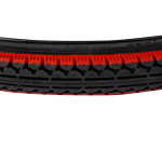 anvelopa bicicleta negru/rosu 28x1.75 m-1400 (47-622)