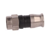 Mufă F tată drept 75Ω RG59 crimpare pe cablu Conectori, Mufă F tată drept 75Ω RG59 crimpare pe cablu -1, dioda.ro