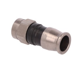 Conectori, Mufă F tată drept 75Ω RG59 crimpare pe cablu -4, dioda.ro