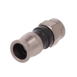 Conectori, Mufă F tată drept 75Ω RG59 crimpare pe cablu -6, dioda.ro