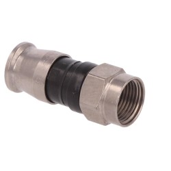 Conectori, Mufă F tată drept 75Ω RG59 crimpare pe cablu -8, dioda.ro