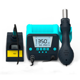 Bakon, Statie service Bakon Bk881 2 in 1 Afisaj LCD letcon si suflanta aer cald -3, dioda.ro