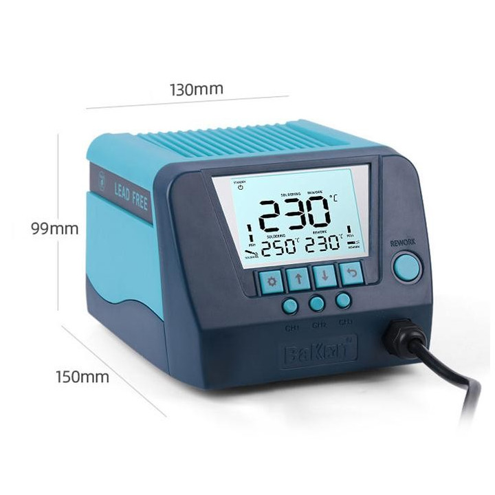 Bakon, Statie de lipit 90W afisaj LCD mare lipire fara Plumb -6, dioda.ro