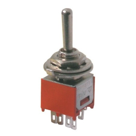 Întrerupătoare cu pahar, Comutator de comutare 3pol./6pin ON-OFF-ON (mini) -1, dioda.ro