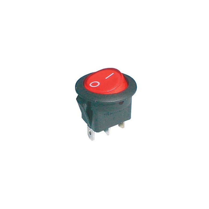 Comutator basculant 2pol./3pin ON-OFF 16A / 12VDC (rotunjit) - roșu transparent Comutatoare basculante, Comutator basculant 2pol./3pin ON-OFF 16A / 12VDC (rotunjit) - roșu transparent -1, dioda.ro