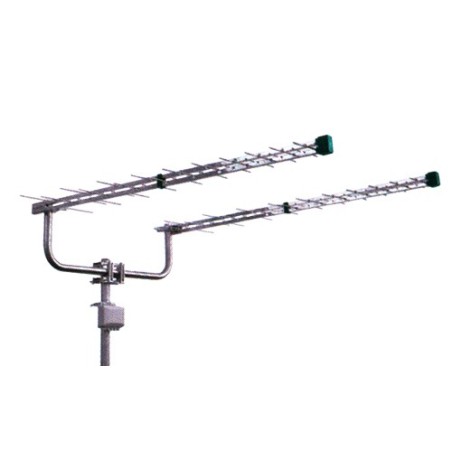 Antene TV, Antenă exterioară Emme Esse 2160KITL (antenă twin loggers 2x1310mm, consolă, combinator) -1, dioda.ro