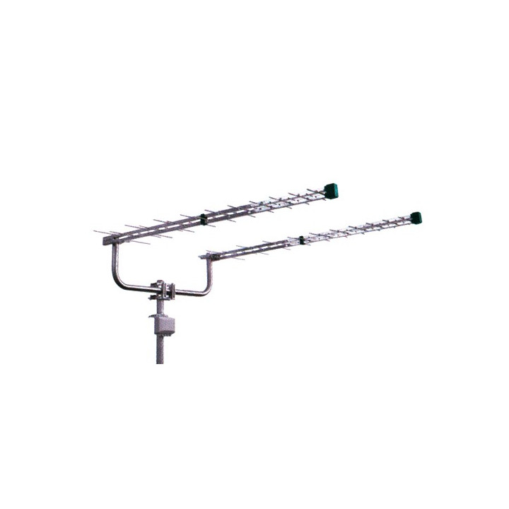 Antene TV, Antenă exterioară Emme Esse 2160KITL (antenă twin loggers 2x1310mm, consolă, combinator) -1, dioda.ro