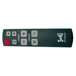 Șoferi pentru seniori, Telecomandă SEKI MEDIUM negru pentru seniori - universal - butoane mari -1, dioda.ro