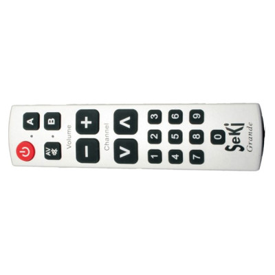 Șoferi pentru seniori, Telecomandă SEKI GRANDE argintiu pentru seniori - universal - butoane mari -1, dioda.ro