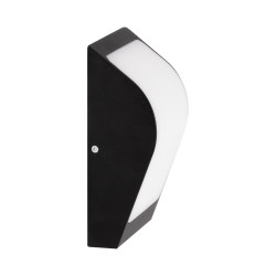aplica onder led 12w ip54, negru, erste