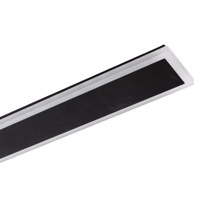 aplica liniar led 18w 4000k ip65, negru, erste