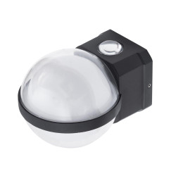 aplica nisa led 13w 6000k ip65, negru, erste