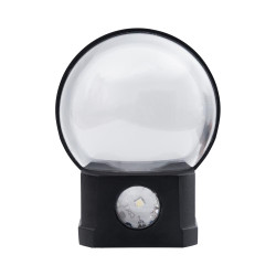 aplica nisa led 13w 6000k ip65, negru, erste
