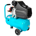 compresor detoolz 24l cu ulei, 1500 w, debit 160l/min, 8 bar, 2 prize de aer