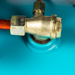 compresor detoolz 24l cu ulei, 1500 w, debit 160l/min, 8 bar, 2 prize de aer