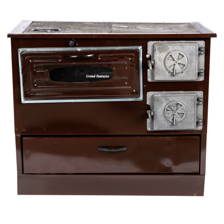 soba pe lemne 9kw grand fantazia, cos stanga