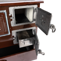 soba pe lemne 9kw grand fantazia, cos stanga