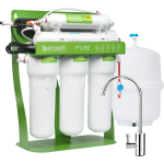 Filtru de osmoză inversă PURE Balance pe suport metalic cu pompă Filtru de osmoză inversă PURE Balance pe suport metalic cu pompă