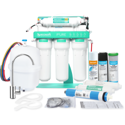 PURE AquaCalcium Mint reverse osmosis filter with pump