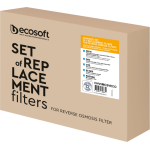 Set standard avansat de 5 filtre de schimb PP5-GAC-CTO-50GPD-POSTMIN