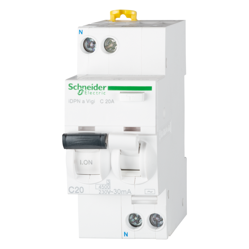 intrerupator diferential 20a 1p+n c 30ma