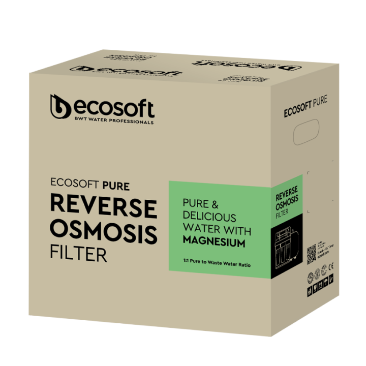 ecosoft p'ure balance ro filterwith pumptariff number 8421210090country of origin ua