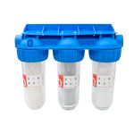 filtru apa triplu cu carbune/bumbac/sita 3x3/4*10