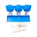 filtru apa triplu cu sita/carbune/bumbac 3x3/4x5 ff