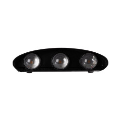 aplica monty led 6x6w 3000k ip54, negru, erste