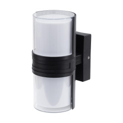 aplica edon led 18w 4000k ip65, negru, erste