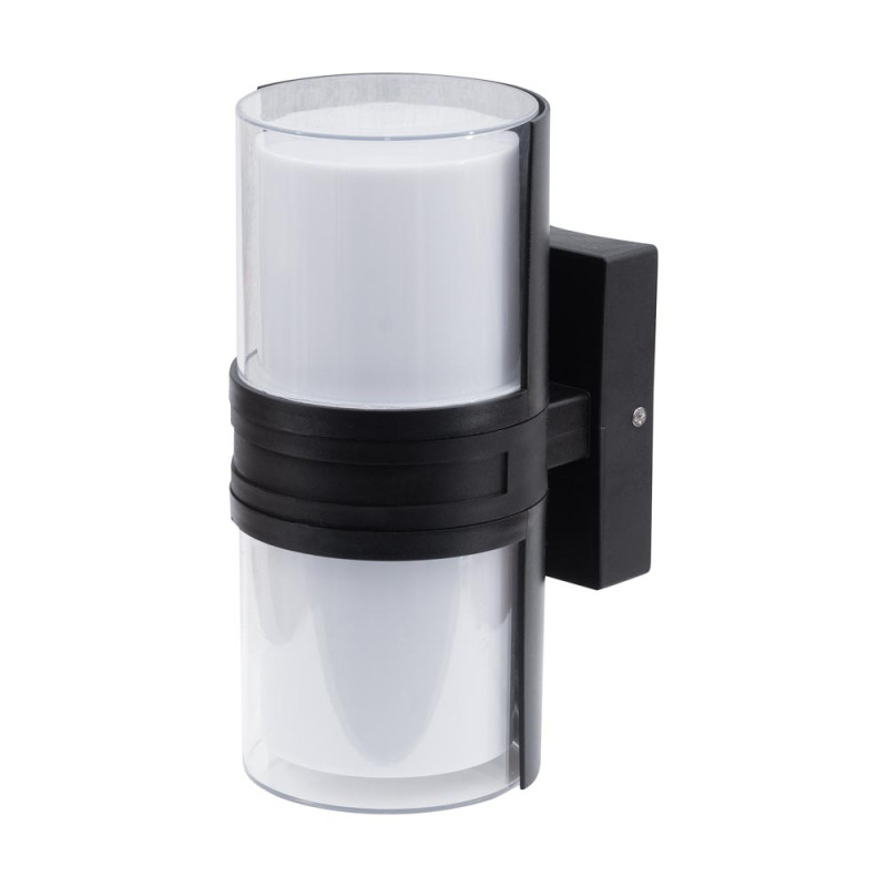 aplica edon led 18w 4000k ip65, negru, erste