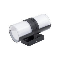 aplica edon led 18w 4000k ip65, negru, erste